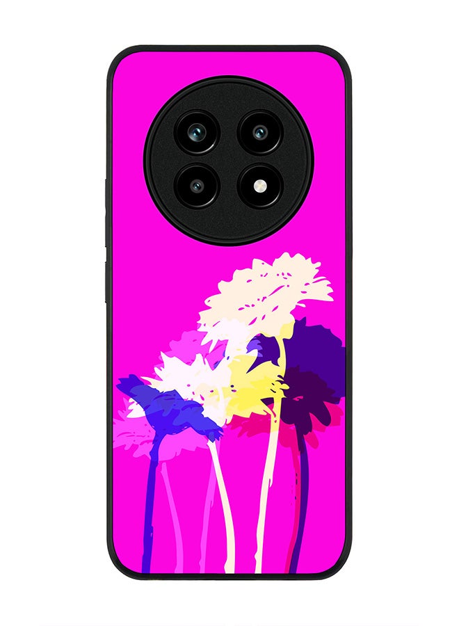 For Realme 13 Pro / 13 Pro+ Case,Slim fit Camera Protection, Shockproof Thin Phone cover  - Bleeding Flowers (Pink)